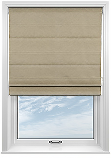 Eversley, Mallow Cream - Twist&Fit Roman Blind